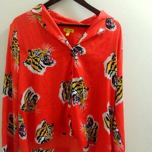 "Shady Lady", Ladies, Long Sleeved, Buttoned Blouse